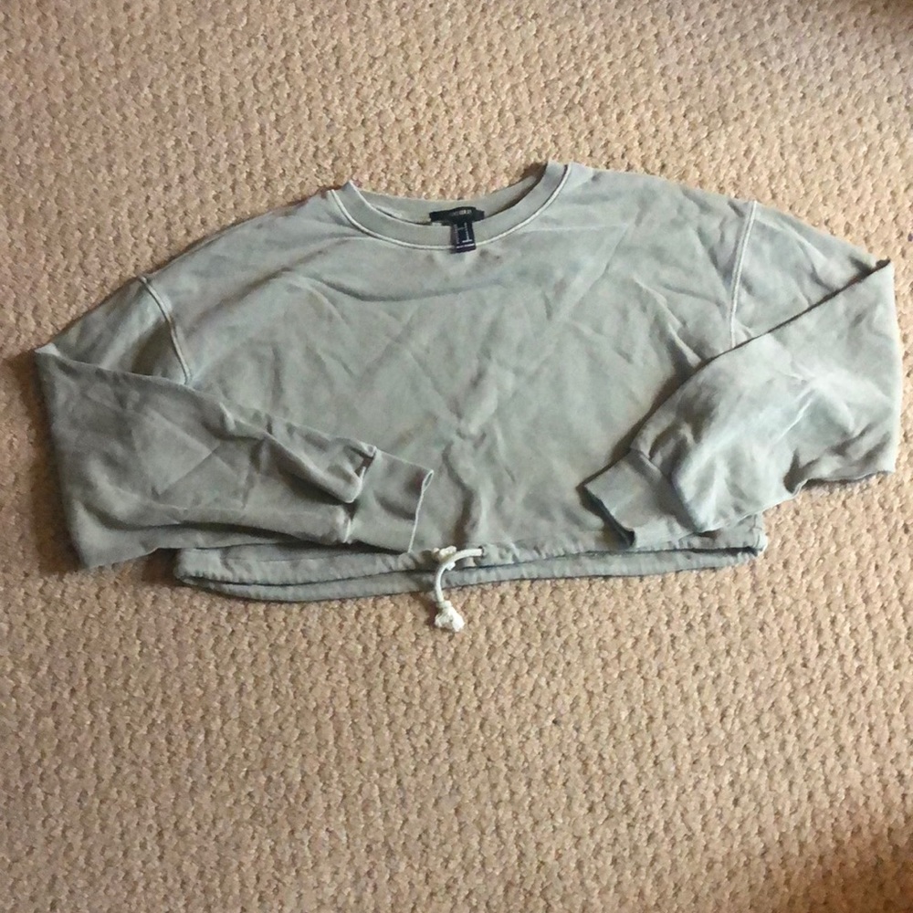 Womens cropped sweatshirt